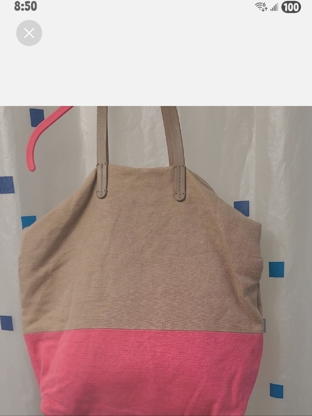 THE GAP Cotton/Canvas Tote Bag
